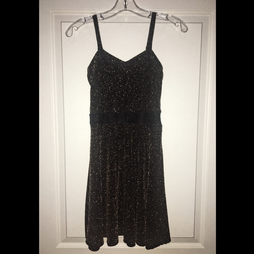 SALLY MILLER COUTURE SHIMMER SPARKLE SKATER DRESS